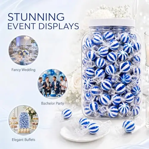 Jar used at candy buffets and events